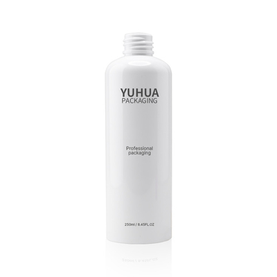 contenitori cosmetici amichevoli di frutta della radura di 200ml 250ml del succo delle bottiglie di eco bianco di plastica dell'ANIMALE DOMESTICO