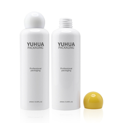 contenitori cosmetici amichevoli di frutta della radura di 200ml 250ml del succo delle bottiglie di eco bianco di plastica dell'ANIMALE DOMESTICO