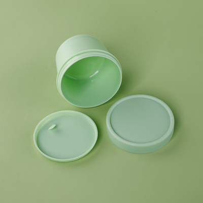 barattoli di imballaggio di plastica 100g con il recipiente di plastica riciclato cappuccio bianco materiale dell'ANIMALE DOMESTICO di Flip Cap