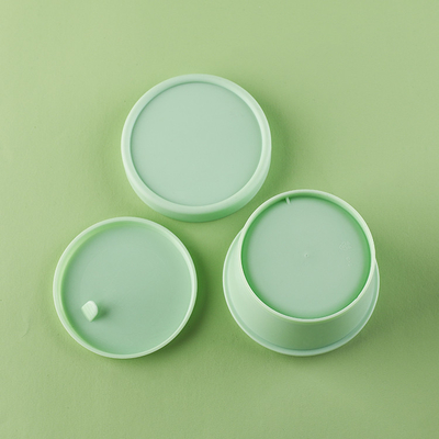 barattoli di imballaggio di plastica 100g con il recipiente di plastica riciclato cappuccio bianco materiale dell'ANIMALE DOMESTICO di Flip Cap