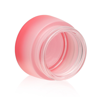 La bottiglia cosmetica di forma rotonda ha messo il vetro acido ialuronico Skincare