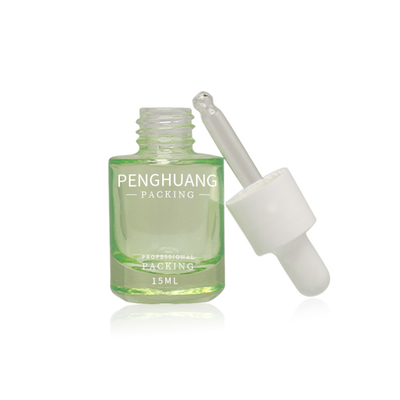 Barattolo per imballaggio cosmetico in vetro da 15 ml con serigrafia