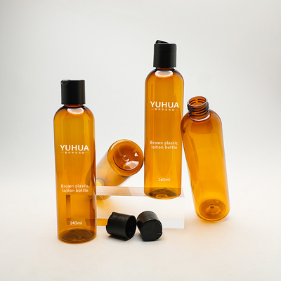 Flacone per shampoo in plastica PET da 240 ml Flacone per lozione per il lavaggio del corpo ecologico