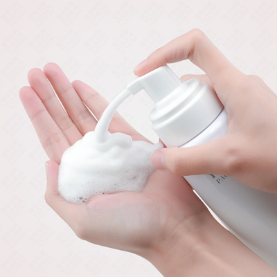 la bottiglia della pompa della schiuma plastica 350ml ha personalizzato la timbratura calda di colore