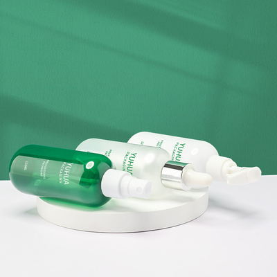 Imballaggio di plastica della crema della lozione di serigrafia della bottiglia del contagoccia di verde di 120ML 150ml