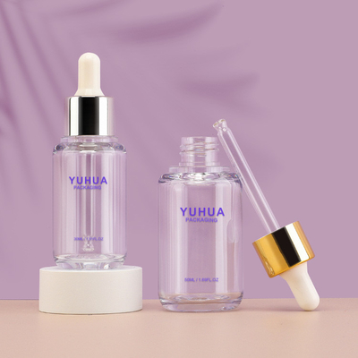 il siero vuoto 50ml imbottiglia la bottiglia d'imballaggio del contagoccia di Skincare dell'olio essenziale