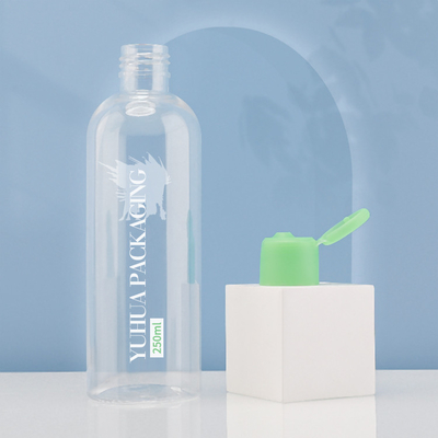 Condizionatore di plastica su misura di logo 250ml Flip Cap Bottles For Shampoo