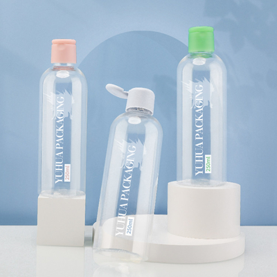Condizionatore di plastica su misura di logo 250ml Flip Cap Bottles For Shampoo