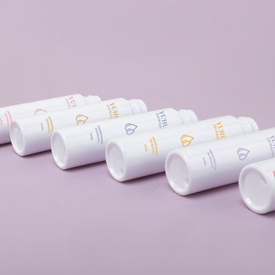 logo su misura d'imballaggio cosmetico del contagoccia 30ml dell'olio per capelli di plastica della bottiglia