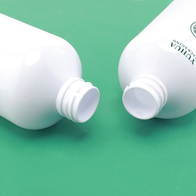 Bottiglia dello sciampo della lozione della crema glassata cilindro che imballa con la pompa 550ml