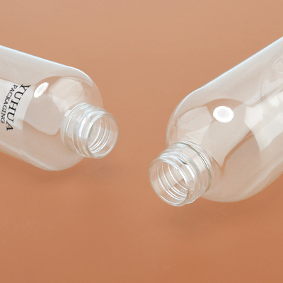 Bottiglia di plastica della lozione dell'ANIMALE DOMESTICO leggero intorno a forma inferiore 8.45oz