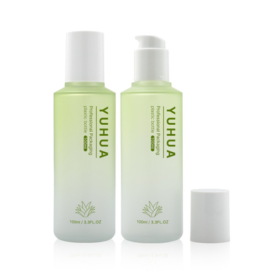 Bottiglia cosmetica di lusso di PETG per il siero della lozione del toner