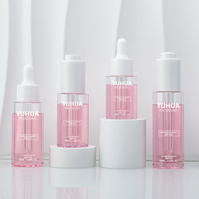 bottiglia di plastica della lozione del siero di trucco di 30ml 40ml 50ml 60ml per l'imballaggio cosmetico