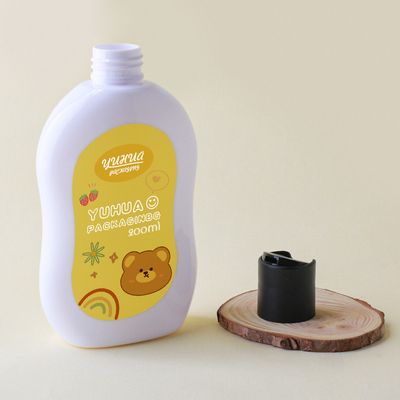 Bottiglie di shampoo e balsamo vuote in plastica a colori personalizzati da 200 ml