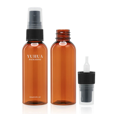 Bottine di spruzzo di plastica regolabili Stampa a schermo personalizzabile Varia capacità 60ml-200ml