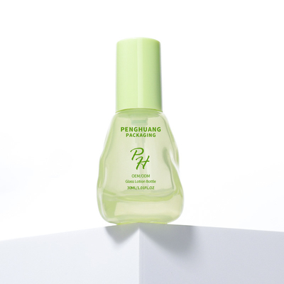 Avokado Verde Chiaro 30 ml Vetro Liquid Foundation Bottiglie Per Imballaggi Per La Cura Della Pelle