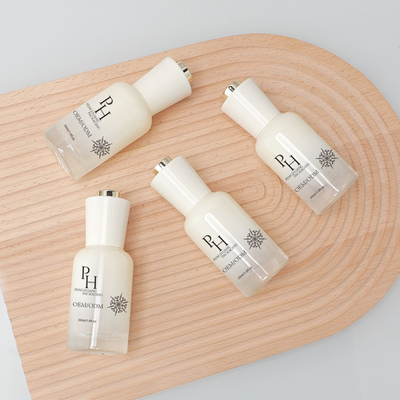 OEM ODM Flascia di siero di olio per capelli con gocciolante di vetro 30 ml 1 oz contenitore di imballaggio cosmetico