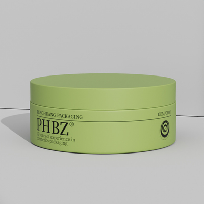 Logo personalizzato 100G Bottoni di vetro per la crema per il viso Scrub corpo Maschera facciale con coperchio