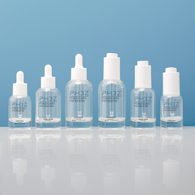15 ml 30 ml bottiglie rotonde di vetro vuoto per gocciolante di siero per imballaggi per la cura della pelle