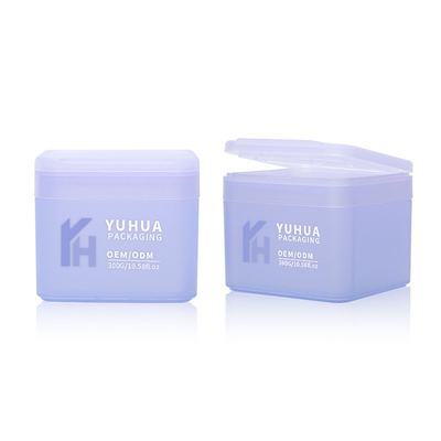 300 grammi Flip Top Plastic Cream Jar pp vassoio cosmetico in plastica vuoto con coperchio