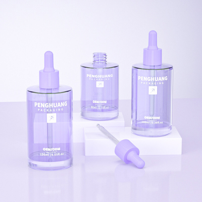 Contenitore per imballaggi cosmetici di lusso 80 ml 100 ml 120 ml Bottiglia per goccioline di siero di grande capacità