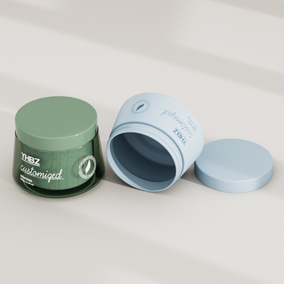 Vaso di crema di plastica opaca 150 ml 250 ml 350 ml 500 ml contenitori di crema vuota