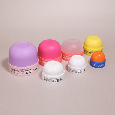 Al dettaglio Vaso di crema di burro 50/75/100/150/200/300/500g Contenitori per scrub con bocca larga e corpo rotondo