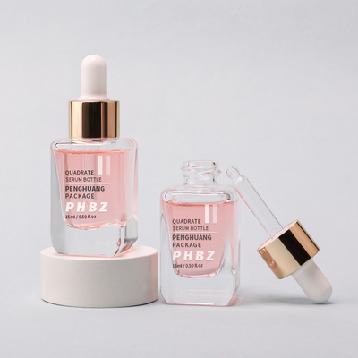 Sero Olio Capelli Bottiglie15 ml Cosmetici Imballaggio Quadrato Liquid Foundation Bottle