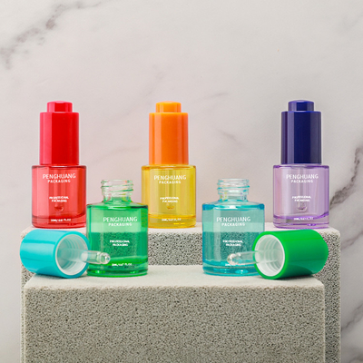 Confezione per la bottiglia di vetro di olio essenziale di lusso da 20 ml
