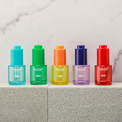 Confezione per la bottiglia di vetro di olio essenziale di lusso da 20 ml