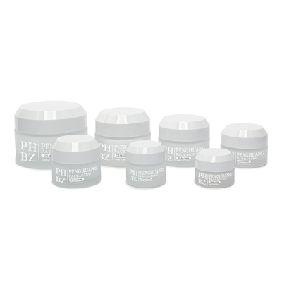 Vasetti di vetro per crema 5-100g Contenitore per imballaggio per la cura della pelle Vasetto cosmetico in vetro
