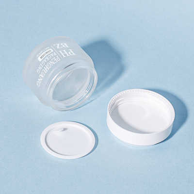 Vasetti di vetro per crema 5-100g Contenitore per imballaggio per la cura della pelle Vasetto cosmetico in vetro