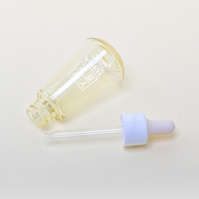 Flaconi contagocce siero per serigrafia all'ingrosso in seta 50ML Bottiglia di olio essenziale in plastica personalizzabile