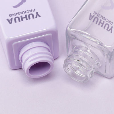 Flacone contagocce quadrato in plastica con logo personalizzato per olio essenziale, siero e cura della pelle con logo personalizzato