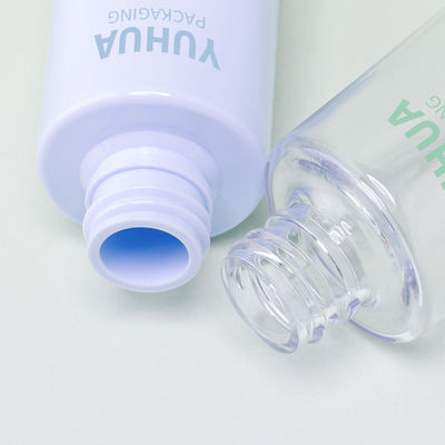 Impressione del logo Bottiglie per gocciolante di siero PET da 50 ml per oli essenziali e cura della pelle