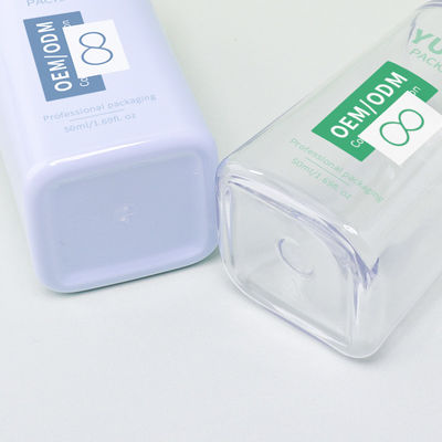 Impressione del logo Bottiglie per gocciolante di siero PET da 50 ml per oli essenziali e cura della pelle