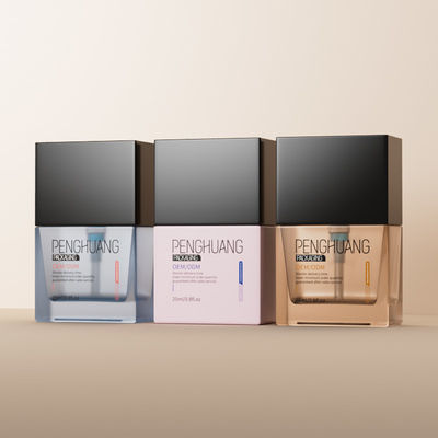 Packaging personalizzata per la cura della pelle, trasparente e con capacità di 25 ml per prodotti