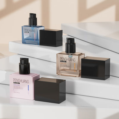 Packaging personalizzata per la cura della pelle, trasparente e con capacità di 25 ml per prodotti