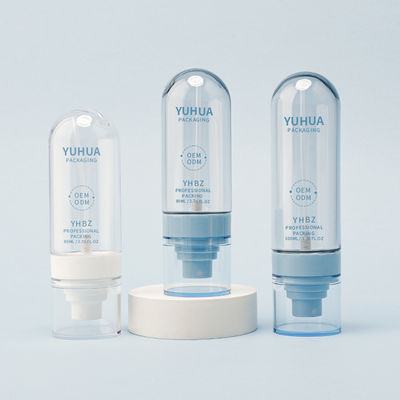 Bottiglia di spray di plastica rotonda Capacità 30ml Logo Come richiesto 50ml 60ml 80ml