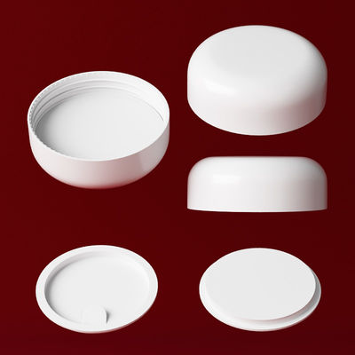 Vasetto per crema in vetro bianco/trasparente/personalizzato, perfetto per la tua linea di skincare di lusso