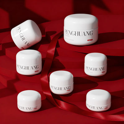 Vasetto per crema in vetro bianco/trasparente/personalizzato, perfetto per la tua linea di skincare di lusso