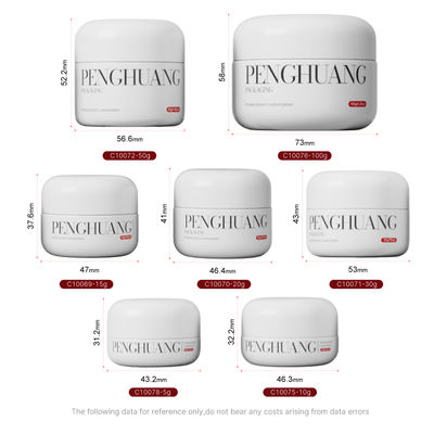 Vasetti di vetro crema personalizzati per balsamo labbra in bianco/trasparente/personalizzato con logo personalizzato e colore/stampa personalizzati