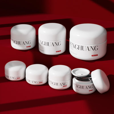 Vasetti di vetro crema personalizzati per balsamo labbra in bianco/trasparente/personalizzato con logo personalizzato e colore/stampa personalizzati