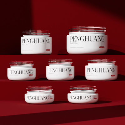 Vasetti di vetro crema personalizzati per balsamo labbra in bianco/trasparente/personalizzato con logo personalizzato e colore/stampa personalizzati