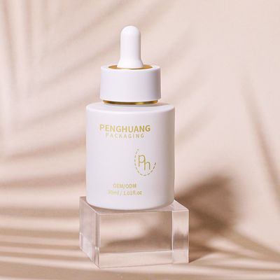 Flaconi contagocce in vetro trasparente per sieri per esigenze di skincare personalizzate