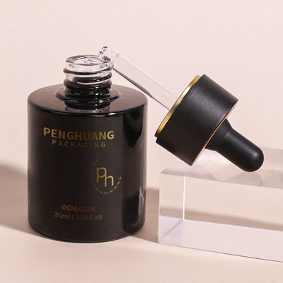 Flaconi contagocce in vetro trasparente per sieri per esigenze di skincare personalizzate