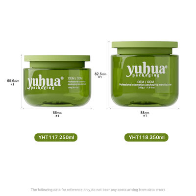 ODM OEM accettato vasetti di imballaggio in plastica Logo personalizzato come esigenza secondo le esigenze del cliente in più dimensioni e forme