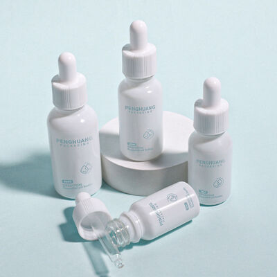 Logo Custom Round Serum Oil Bottle Design resistente alle perdite adatto agli oli essenziali, cura della pelle e confezioni cosmetiche