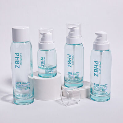 ODM OEM accettato Bottiglia di imballaggio di cosmetici di lusso rotonda adatta a creme di fascia alta sieri e altri prodotti di bellezza essenziali