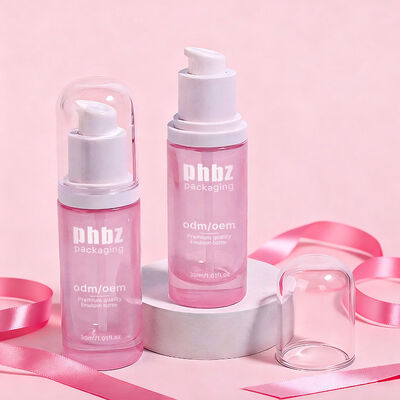 Flaconi di vetro per lozioni in vetro con accessorio pompa Bottiglia in vetro robusta Materiale progettato per lozioni per la cura della pelle e la bellezza